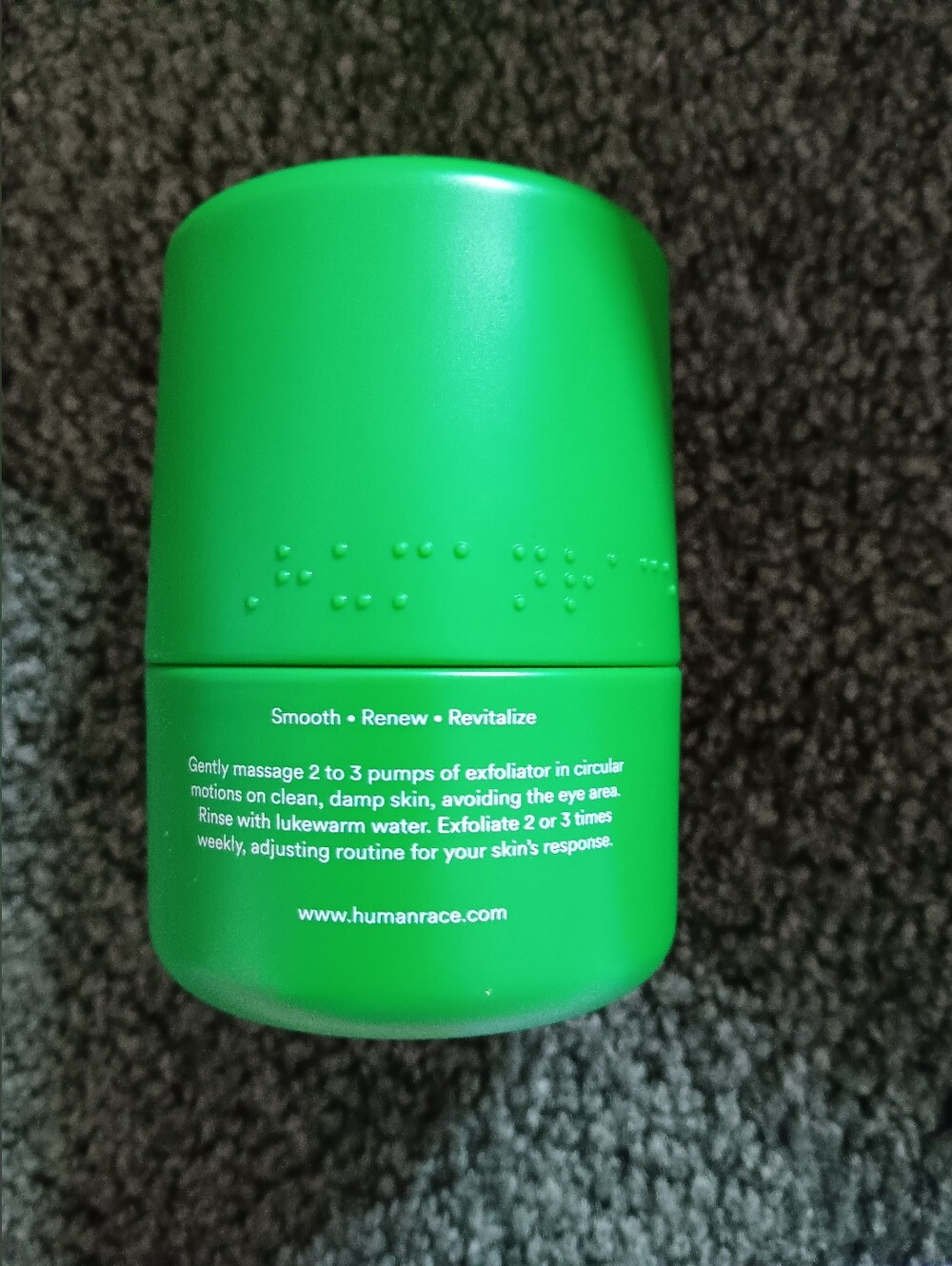 The Humanrace Facial Exfoliator -2.4oz.
